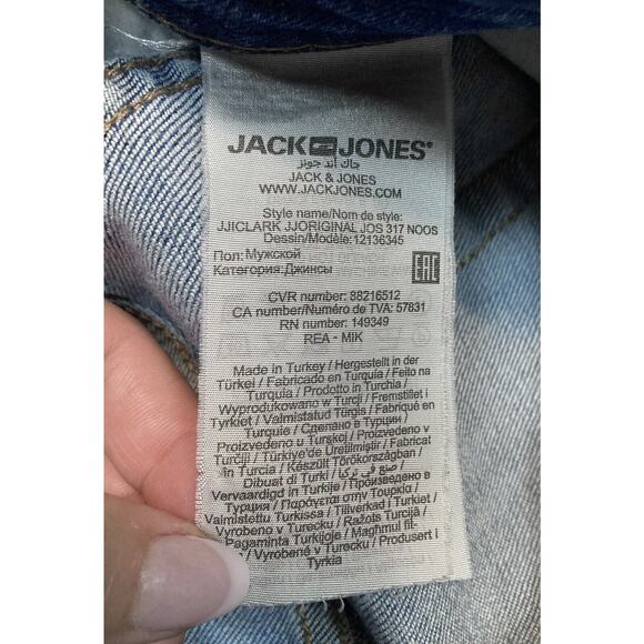 Jack & Jones Mens size 31 Clark Regular Fit Jeans JOS 317 NOOS ~ 31x32 - Picture 12 of 16